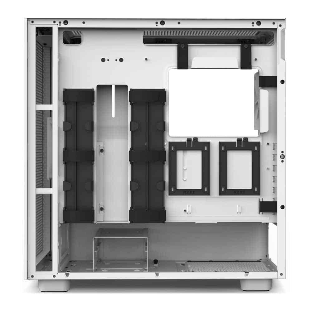 (image for) NZXT H7 Flow White Mid Tower Tempered Glass PC Gaming Case